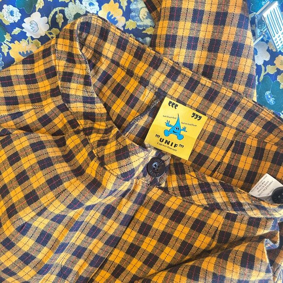 UNIF Yellow & Black Plaid Pants Size 26 - Picture 4 of 5